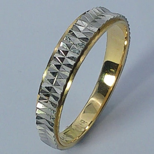 14K White Gold Goldmaster Wedding Band, 4.8-3mm, Size 10