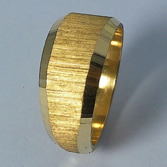14K Yellow Gold Dason Ring, 8-3.9mm, Size 5