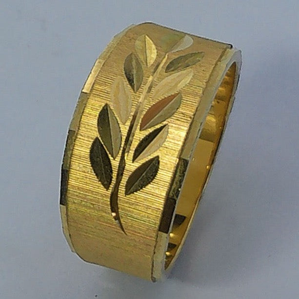 14K Yellow Gold Goldmaster Wedding Ring, 8.7-4.8mm, Size 5