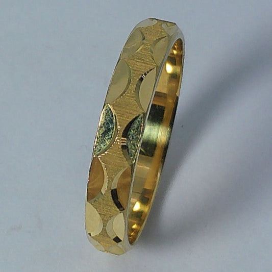 14K Yellow Gold Goldmaster Wedding Ring, 4-3.7mm, Size 10