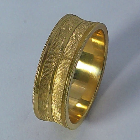 14K Yellow Gold Goldmaster Wedding Ring, 6mm, Size 5.5