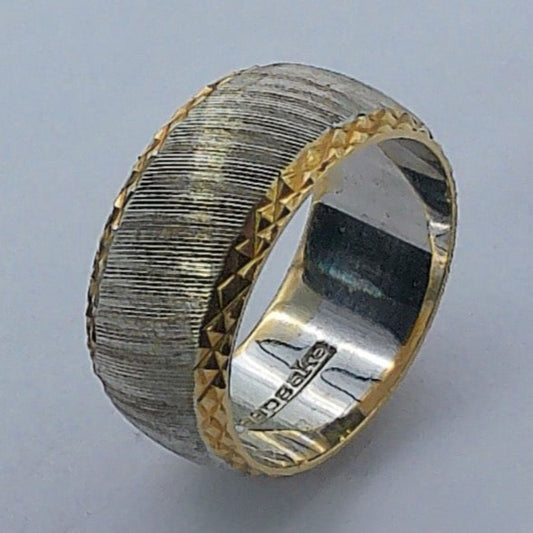 14KTu-tone Keepsake Wedding Ring, 7.8mm, Size 5