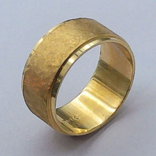 14K Yellow Gold Goldmaster Wedding Band, 8mm, Size 5