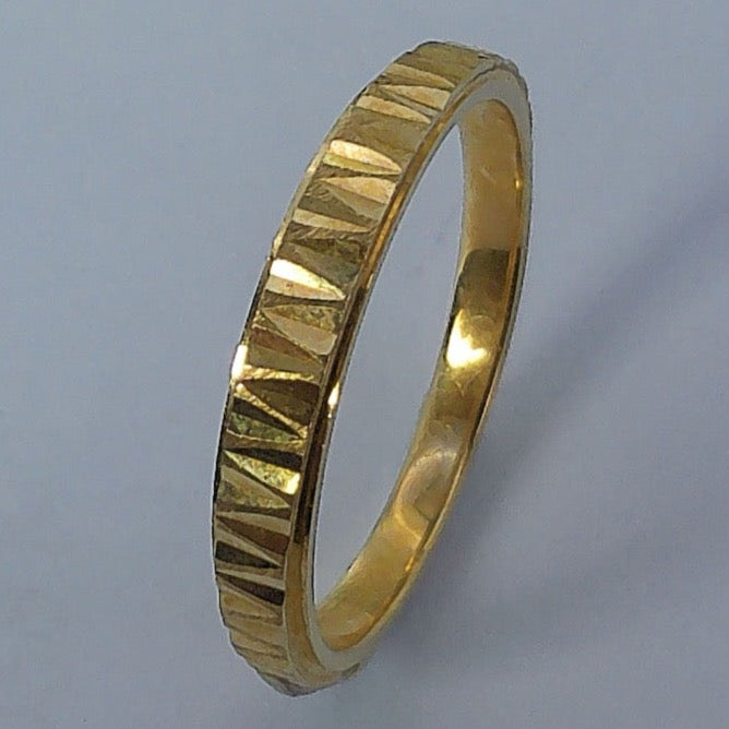 14K Yellow Gold Goldmaster Wedding Ring, 3-2mm, Size 6.25