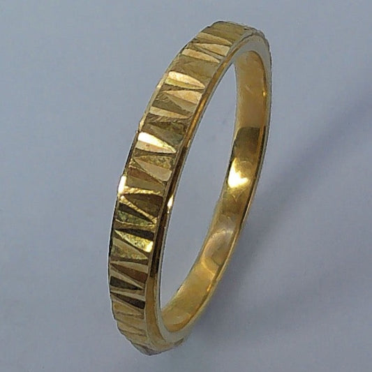 14K Yellow Gold Goldmaster Wedding Ring, 3-2mm, Size 6.25