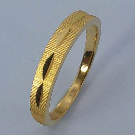 14K Yellow Gold Goldmaster Wedding Ring, 3.2-1.8mm, Size 6