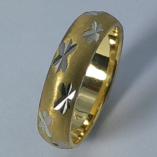 14K Yellow Gold Goldmaster Wedding Band, 4.8mm, Size 6.5