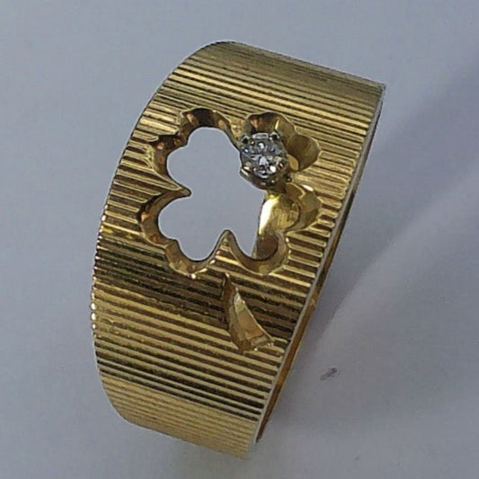14K Yellow Gold I.B. Goodman Wedding Ring, 10.5-4.2, Size 6.5