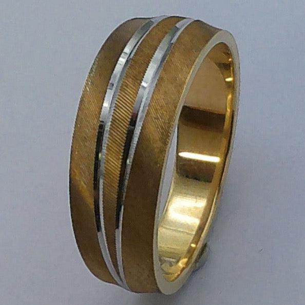 14K Yellow Gold Keepsake Wedding Ring, 7-3.8mm, Size 6