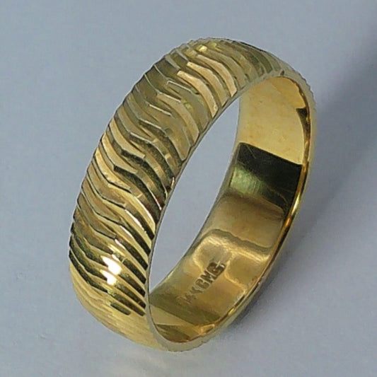 14K Yellow Gold Goldmaster Wedding Band, 5.6mm, Size 7