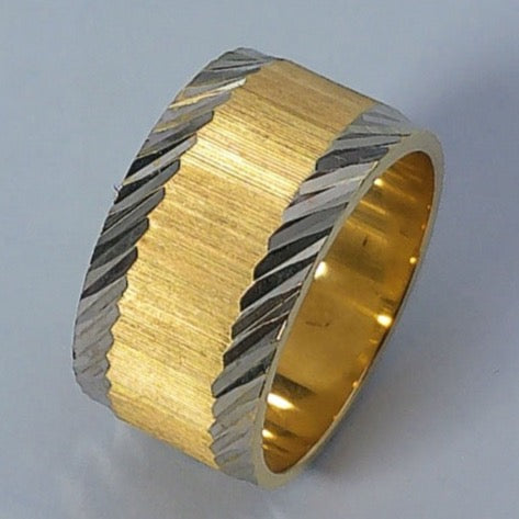 14K Yellow Gold Goldmaster Wedding Band, 10mm, Size 6