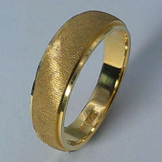 14k Yellow Gold Goldmaster Wedding Ring, 5.7-3.5mm, Size 6.5
