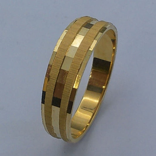 14K Yellow Gold Goldmaster Wedding Ring, 6-3.5mm, Size 9
