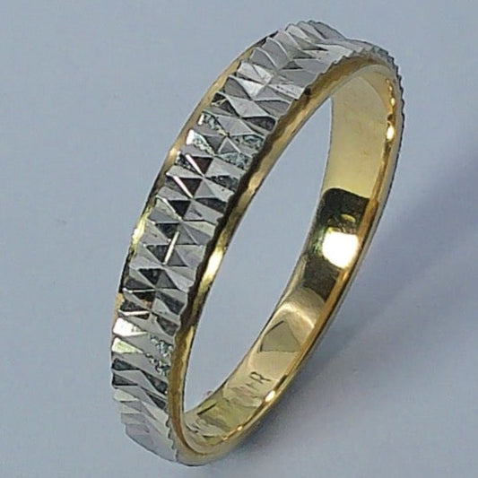 14K White Gold Goldmaster Wedding Band, 4.8-3mm, Size 10